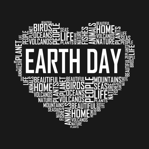 Earth Day Heart by LetsBeginDesigns