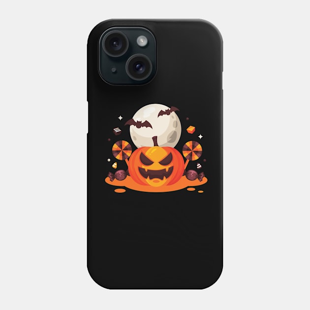 Halloween Pumpkin Design Phone Case by huyammina