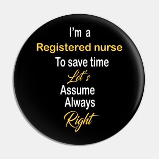 Registered nurse Pin