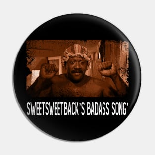 Vintage Vibes, Badass Ties Sweetsweetback's Movie Magic on Your Tee Pin