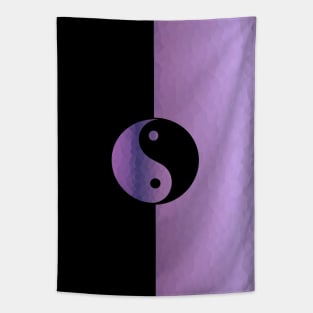 YIN Yang Purple - Yin Yang Art Tapestry