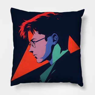 Discover Apocalyptic Anime Art and Surreal Manga Designs - Futuristic Illustrations Inspired by Neon Genesis Evangelion Pillow