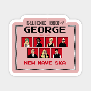 Rude Boy George - 8Bit Retro Ska Magnet