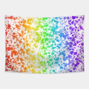 Rainbow splatter Tapestry