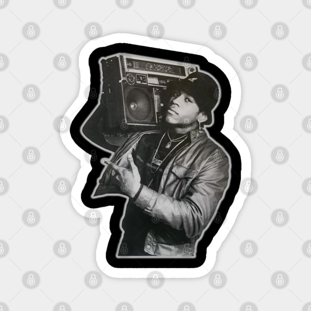 Classic L.L. Cool J  Retro Magnet by Gumilang