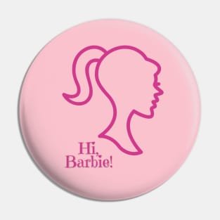 Hi, Barbie! Pin