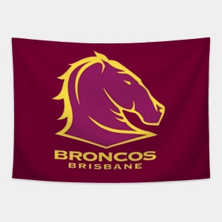 Brisbane Broncos custom logo Tapestry