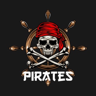 Skull Pirates Crew x Steering Wheel T-Shirt