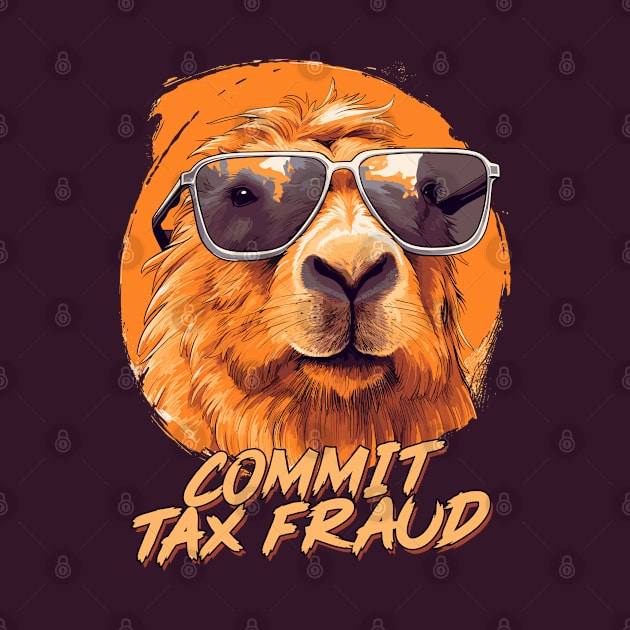 Commit Tax Fraud Capybara by DankFutura