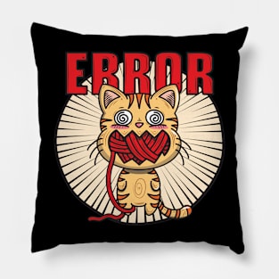 Cat error Pillow