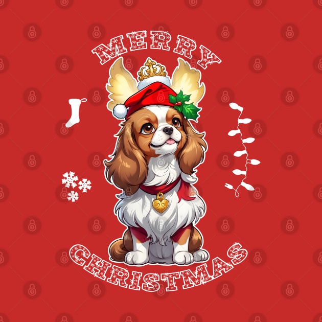 Cavalier King Charles Spaniel Christmas by Bassivus