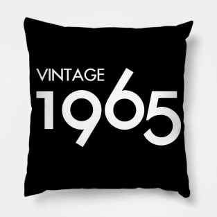 Vintage 1965 Gift 55th Birthday Party Pillow