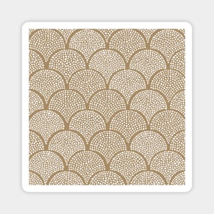 Japanese Fish Scales / Desert Sand Magnet