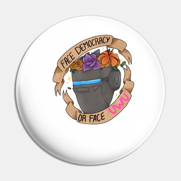 UWU Liberty Prime Pin by nomnomzombie