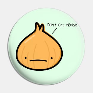 Sad Onion Pin