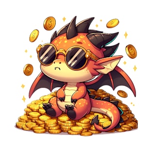 Rich Dragon - Made by AI T-Shirt