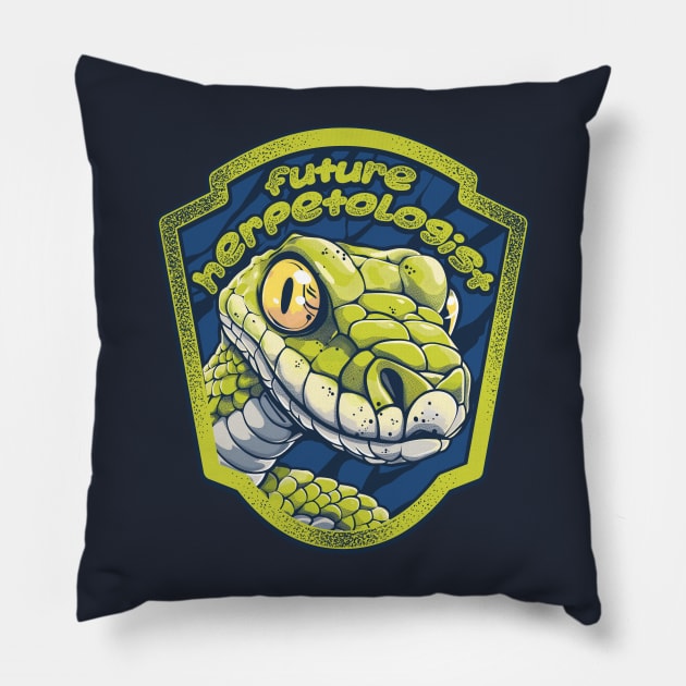 Future Herpetologist Pillow by TreehouseDesigns