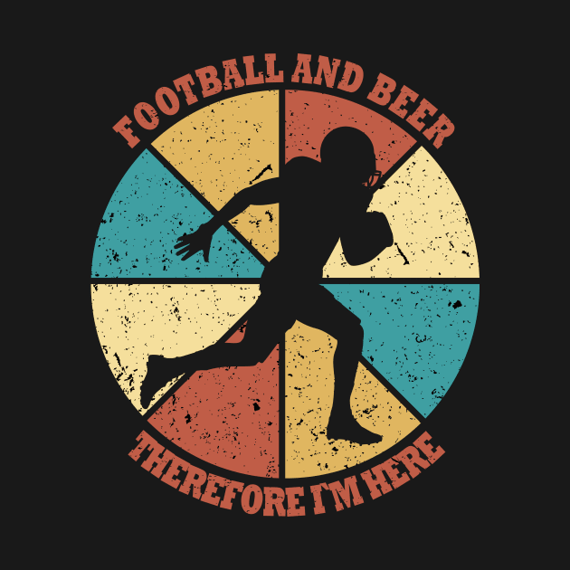 American Football And Beer Vintage Look by POS