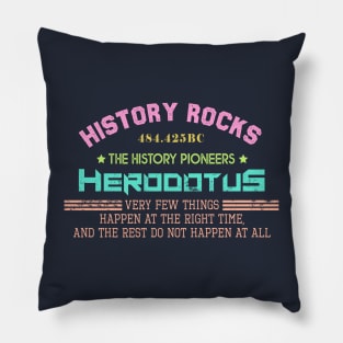History Rocks! Pillow