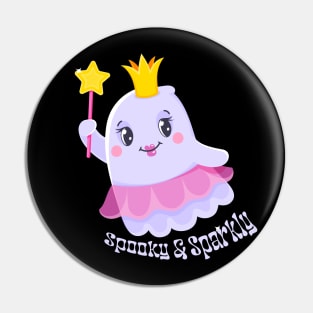 Spooky & Sparkly Ghost - Princess Touch Pin