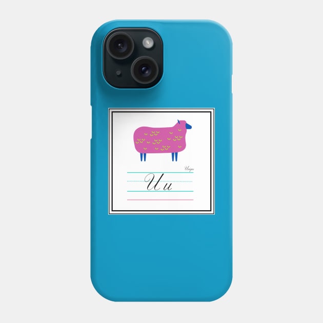 U is for Unique Phone Case by 3mosCreatives