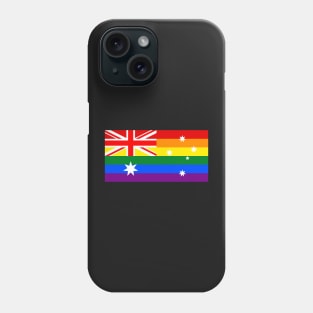 Australia LGBTQ Pride Flag, v1 Phone Case