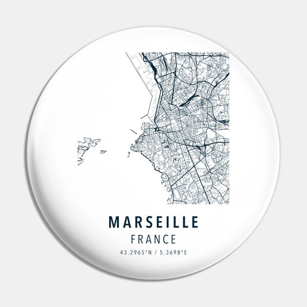 marseille simple map Pin by boy cartograph