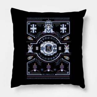 Gomamon Digimon Sweater - Ikkakumon Crest of Reliability - Pixel art Pillow