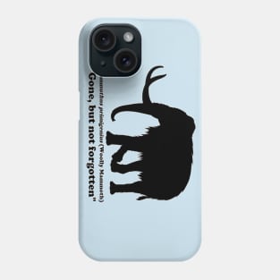 Mammuthus primigenius (Woolly mammoth) Phone Case