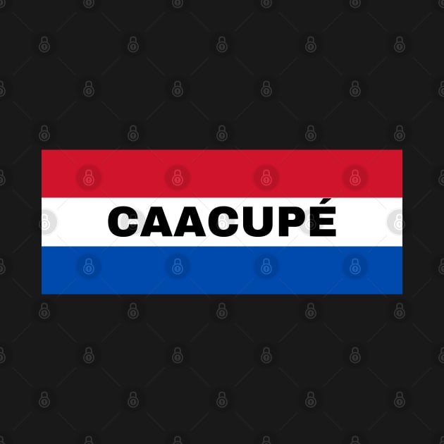 Caacupé City in Paraguay Flag Colors by aybe7elf