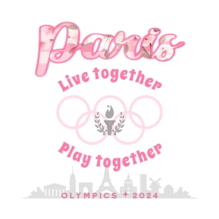 Paris Live Together Play Together T-Shirt