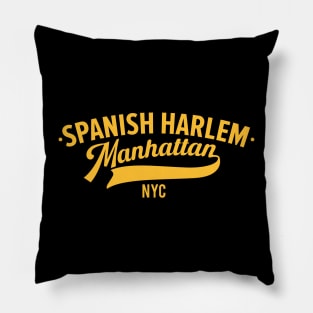 Spanish Harlem: Evoke the Essence of Manhattan's Vibrant Barrio Pillow