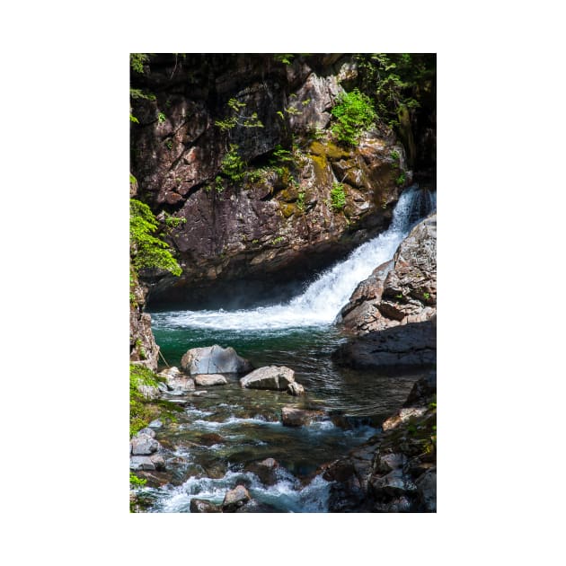 Small Waterfall In Mountain Stream by KirtTisdale