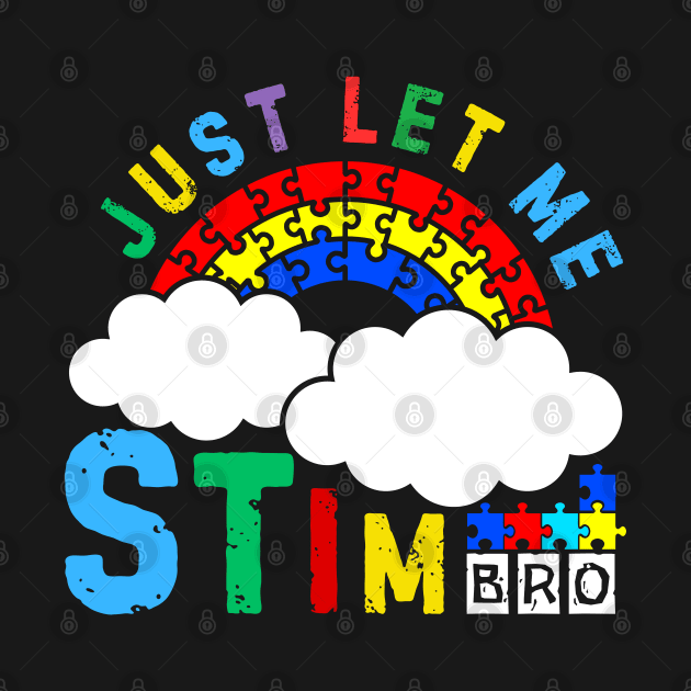 JUST LET ME STIM BRO! CLOUDY RAINBOW by Lolane