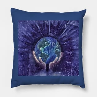 He has the whole world in his hands Pillow