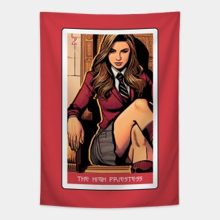 the high priestess - house of anubis tarot card Tapestry