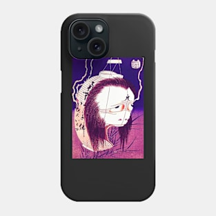 "Oiwa-san" by Katsushika Hokusai (1825) TECHNICOLOR REMASTERED Phone Case