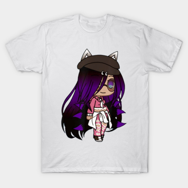 Cute Chibi Style Kawaii Anime Girl With Fox Ears And Tails Cute