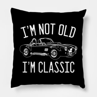 classic muscle car Pillow