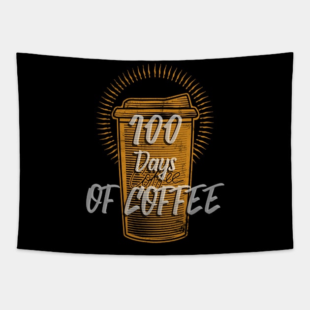 100 days of coffee Tapestry by Hunter_c4 "Click here to uncover more designs"