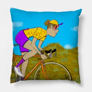 Road Cycling Nerd Pillow