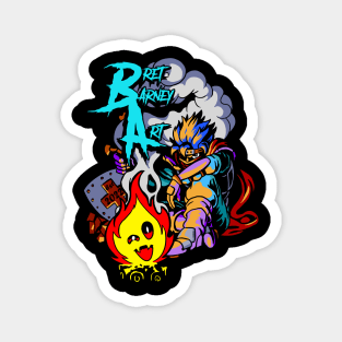 Bret Barney Art RPG Logo Magnet