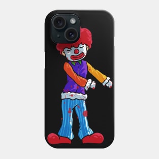 Dabbing  Flossing Clown Scary Trick-or-Treat Kids Phone Case