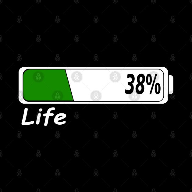 LIFE BATTERY T-SHIRT by paynow24