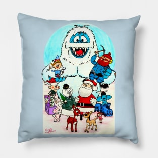 Rudolph Family Portrait Pillow