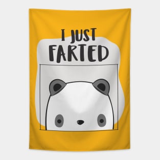 Farted - Cute Panda But Still - The Smell We All Smelt - Light Tapestry