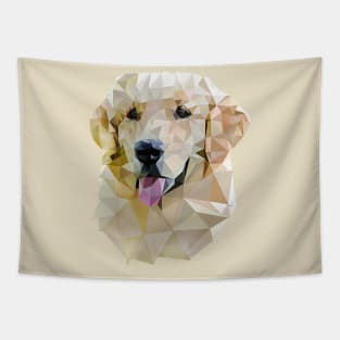 Golden Retriever (Low Poly) Tapestry
