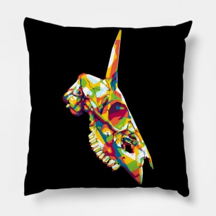 Scary Animal Skull Pillow