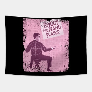 Charlies Melodic Escape Shoot the Piano Fan Tee Tapestry