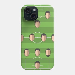 Football Formation 3-4-1-2 Phone Case